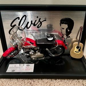 ELVIS PRESLEY Harley Davidson Model KH Franklin Mint 🏍️